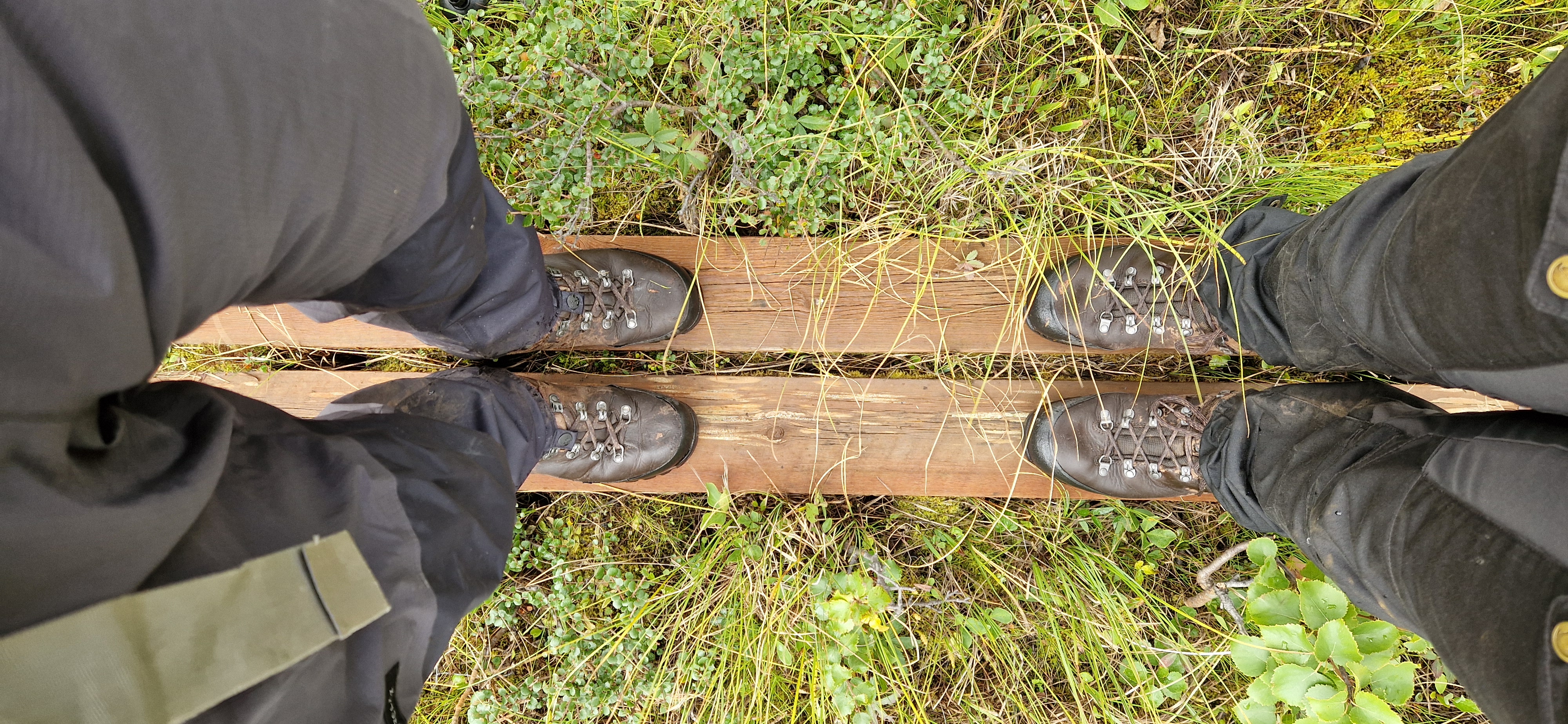 Our former boots used during our Norway hike in 2024